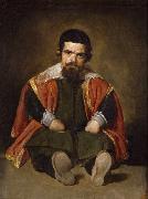 Diego Velazquez A Dwarf Sitting on the Floor (Don Sebastian de Morra) (df01) Sweden oil painting artist